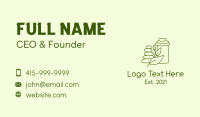 Essential Oil Massage  Business Card Design