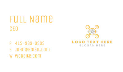 Aerial Drone Camera  Business Card Image Preview