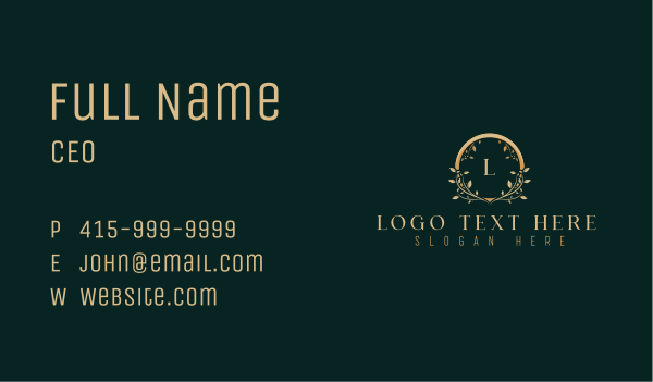 Ornament Luxury Boutique Business Card Design Image Preview