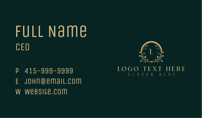 Ornament Luxury Boutique Business Card Image Preview