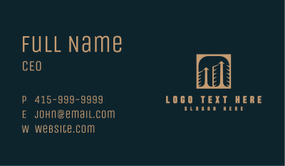 Corporate Building Firm Business Card Image Preview