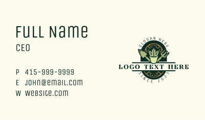 Botanical Nature Gardening Business Card Image Preview