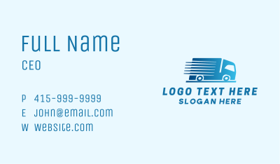 Express Shipping Delivery Business Card Image Preview