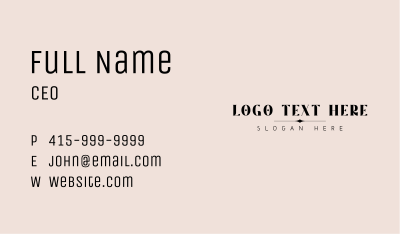 Minimalist Elegant Feminine Business Card Image Preview