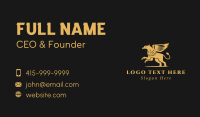 Gold Griffin Company  Business Card Image Preview