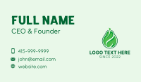 Leaf Pear Fruit Business Card Image Preview