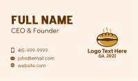 Coffee Bread Pastry  Business Card Image Preview