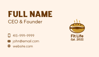 Coffee Bread Pastry  Business Card Design