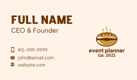 Coffee Bread Pastry  Business Card Design