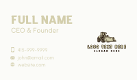 Bulldozer Construction Machinery Business Card Preview