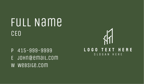 N & T Construction Business Card Design Image Preview