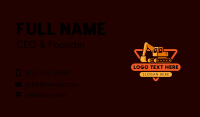 Excavator Digger Heavy Equipment Business Card Preview