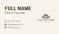 House Village Roofing Business Card Design