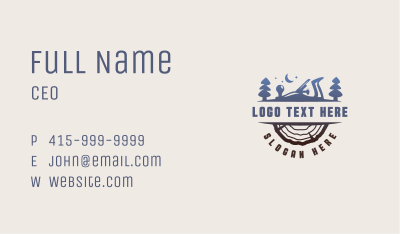 Carpentry Woodworking Tools Business Card Image Preview