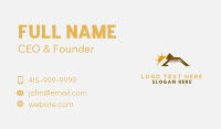 Mountain Home Sunrise Business Card Image Preview