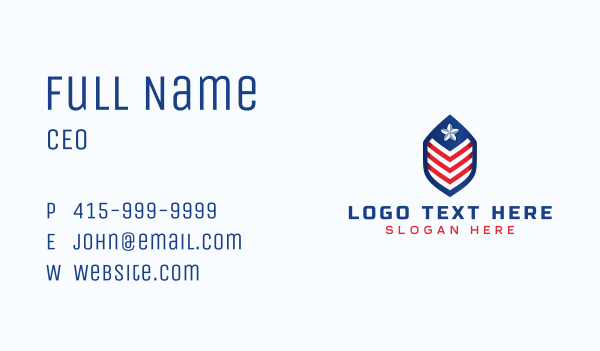 American Shield Protection Business Card Design Image Preview