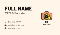 Camera Bulb Lens Business Card Image Preview