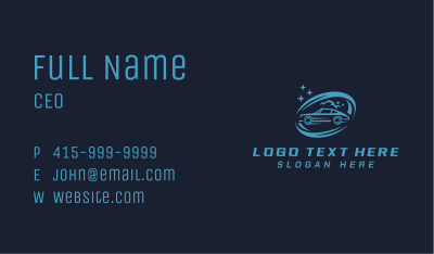 Car Wash Auto Vehicle Business Card Image Preview