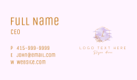 Watercolor Flower Styling Letter Business Card Image Preview