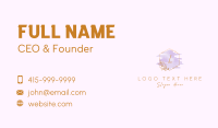 Watercolor Flower Styling Letter Business Card Preview