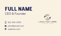 Paint Brush Hardware Tool Business Card Design