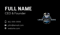 Builder Construction Hammer Business Card Design