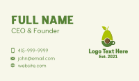 Natural Avocado Drink  Business Card Image Preview