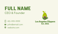 Natural Avocado Drink  Business Card Image Preview