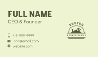 Hand Planer Woodworking Carpentry Business Card Image Preview