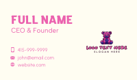 Teddy Bear Stuffed Toy Business Card Preview