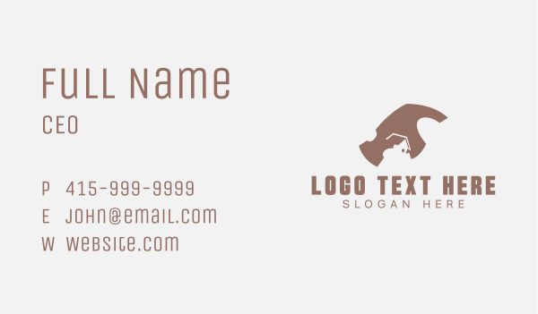 House Roofing Hammer Business Card Design Image Preview