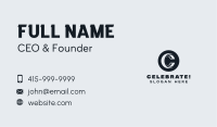 Company Firm Letter C Business Card Image Preview