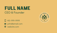 Gardening Shovel Leaf Business Card Preview