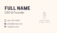 Nude Sexy Lady  Business Card Image Preview