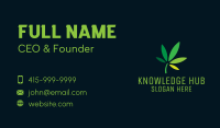 Weed Leaf Therapy Business Card Image Preview