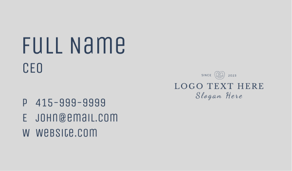 Vintage Classic Bakeshop Business Card Design Image Preview