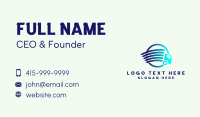 Fast Logistics Truck Business Card Preview