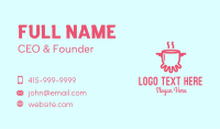 Hot Cow Milk  Business Card Image Preview