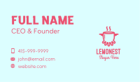 Hot Cow Milk  Business Card Image Preview
