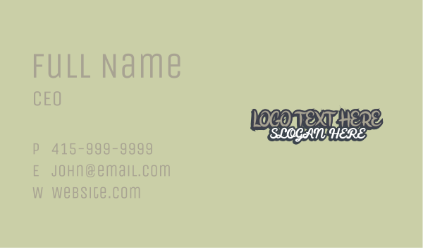 Apparel Boutique Wordmark Business Card Design Image Preview