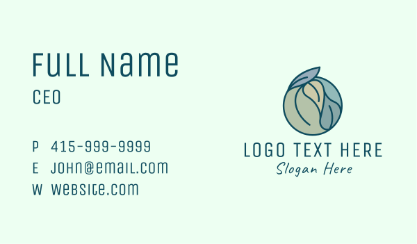 Nature Leaf Foliage Business Card Design Image Preview