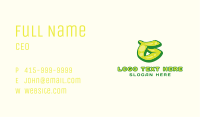 Graphic Gloss Letter G Business Card Image Preview