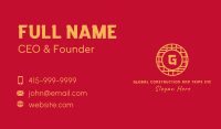 Chinese Oriental Letter Business Card Image Preview