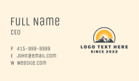 Sun Mountain Campground Business Card Image Preview