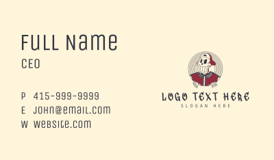 Hiphop Skull Mascot Business Card Image Preview