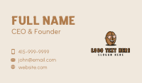 Coffee Bean Sunglasses Cafe Business Card Image Preview