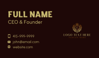 Royal Crest Crown Business Card Image Preview