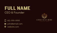 Royal Crest Crown Business Card Preview