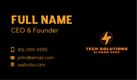 Lightning Charge Electric Business Card Image Preview