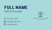 Blue Nautical Lighthouse Tower Business Card Preview